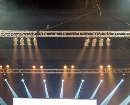 Rack de iluminación de escenario